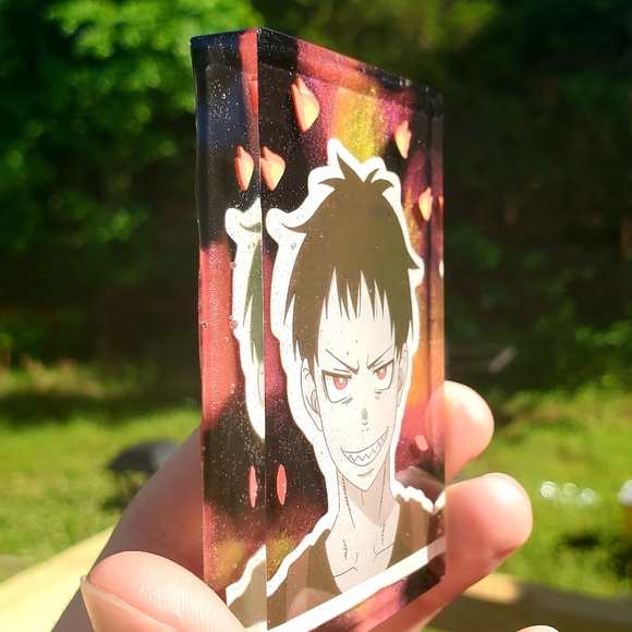 Shinra Fire Force Keychain or Fridge Magnet *Your Choice* - Picture 3 of 8